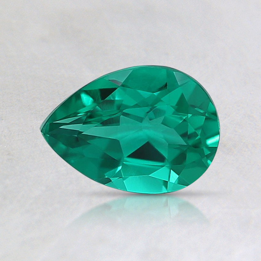 7x5mm Pear Lab Grown Emerald